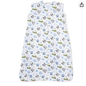 HALO Sleepsack%100 Cotton Wearable Blanket, TOG 0.5, Animal Faces, Small
